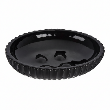 Ticino Brittany Black Glass Soap Dish