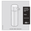 Tico Polished Stainless Steel 12.5 cm Soap Dispenser 40078