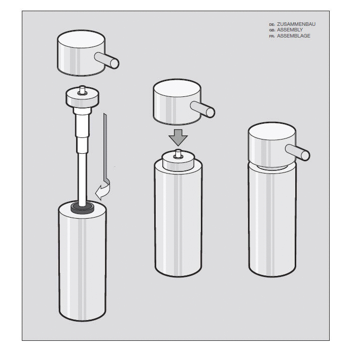 Tico Polished Stainless Steel 12.5 cm Soap Dispenser 40078