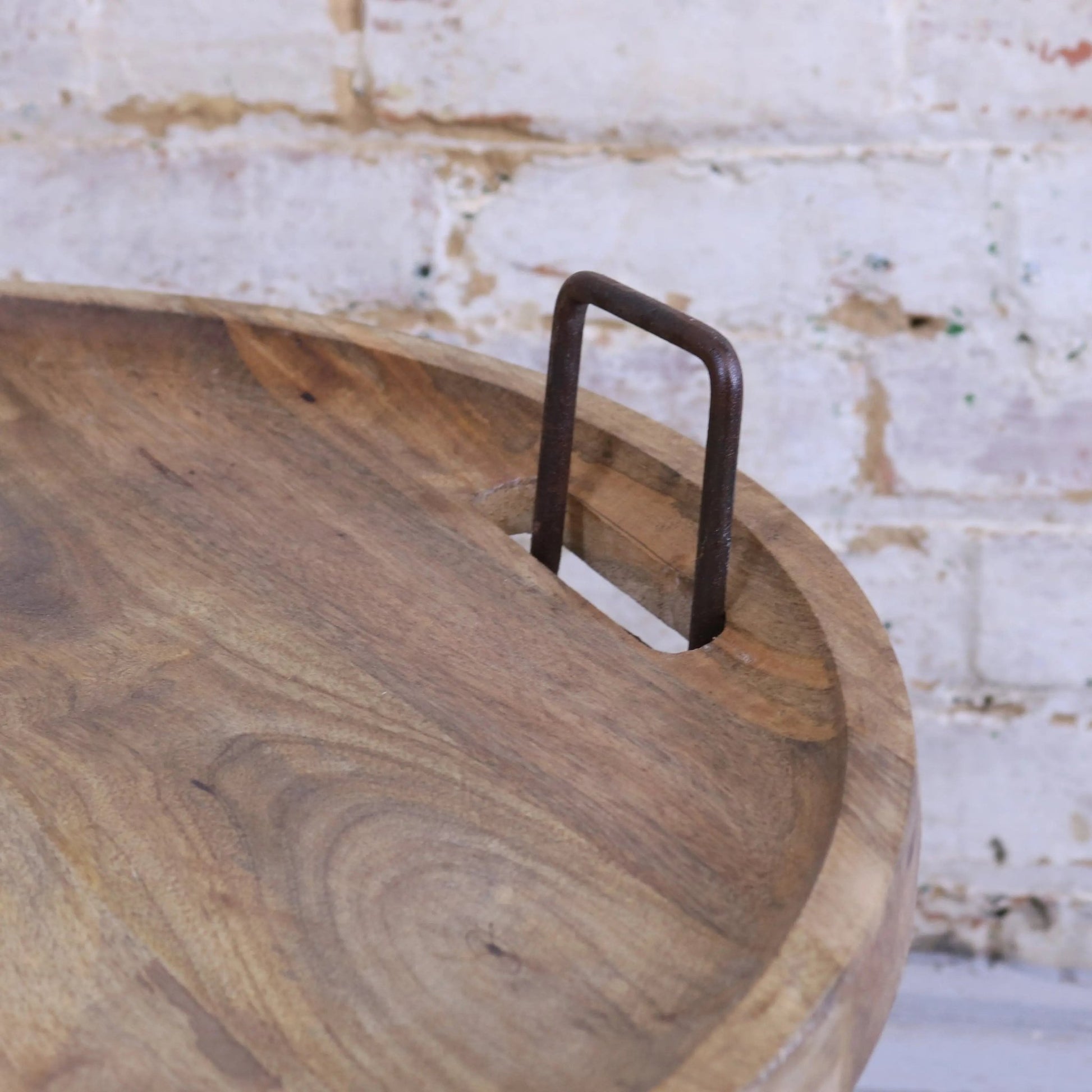 Tilpi Industrial Basket Table With Wood Lid
