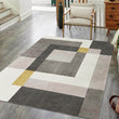 Tokyo Geo Blocks Ochre/Grey Rug