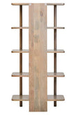 Torello 5 Tier Grey Mango Wood Shelf Unit