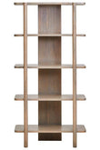 Torello 5 Tier Grey Mango Wood Shelf Unit