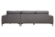 Toulon 3 Seat Grey Fabric Right Chaise Sofa