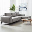 Toulon 3 Seat Grey Fabric Right Chaise Sofa