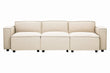 Toulouse Cream Fabric Left Arm Sofa