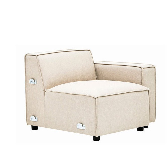 Toulouse Cream Fabric Left Arm Sofa
