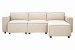 Toulouse Cream Fabric Left Arm Sofa