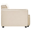 Toulouse Cream Fabric Right Arm Sofa