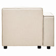 Toulouse Cream Fabric Right Arm Sofa