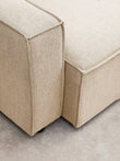 Toulouse Cream Fabric Right Arm Sofa