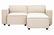Toulouse Cream Fabric Sofa Ottoman