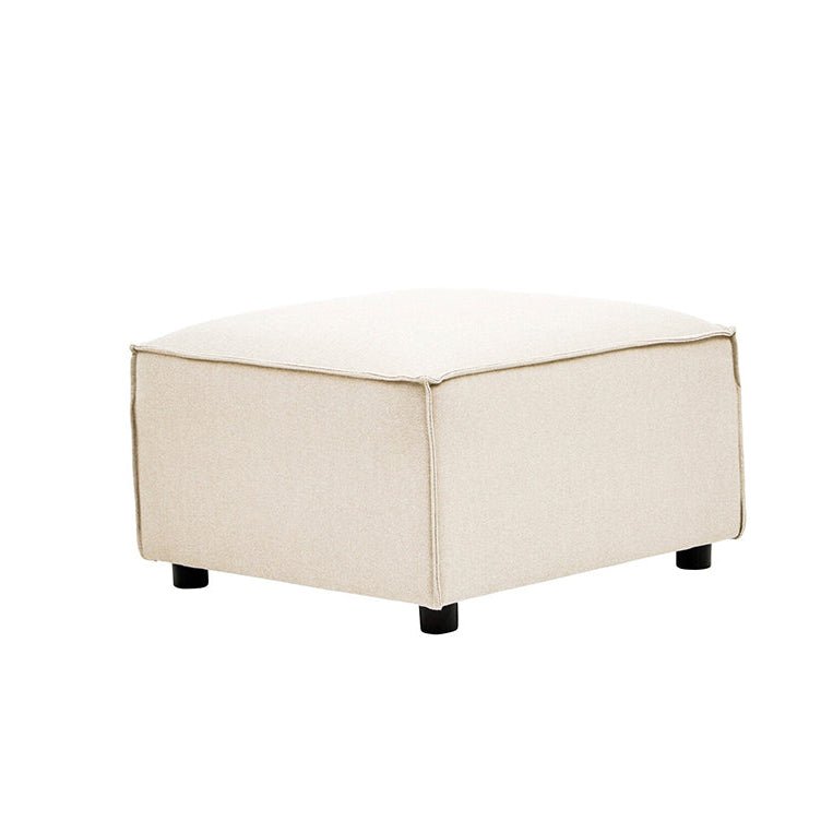 Toulouse Cream Fabric Sofa Ottoman
