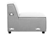 Toulouse Grey Fabric Armless Sofa