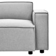 Toulouse Grey Fabric Left Arm Sofa