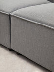 Toulouse Grey Fabric Left Arm Sofa
