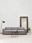 Toulouse Grey Fabric Right Arm Sofa