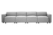 Toulouse Grey Fabric Right Arm Sofa