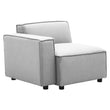 Toulouse Grey Fabric Right Arm Sofa