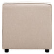 Toulouse Natural Fabric Armless Sofa