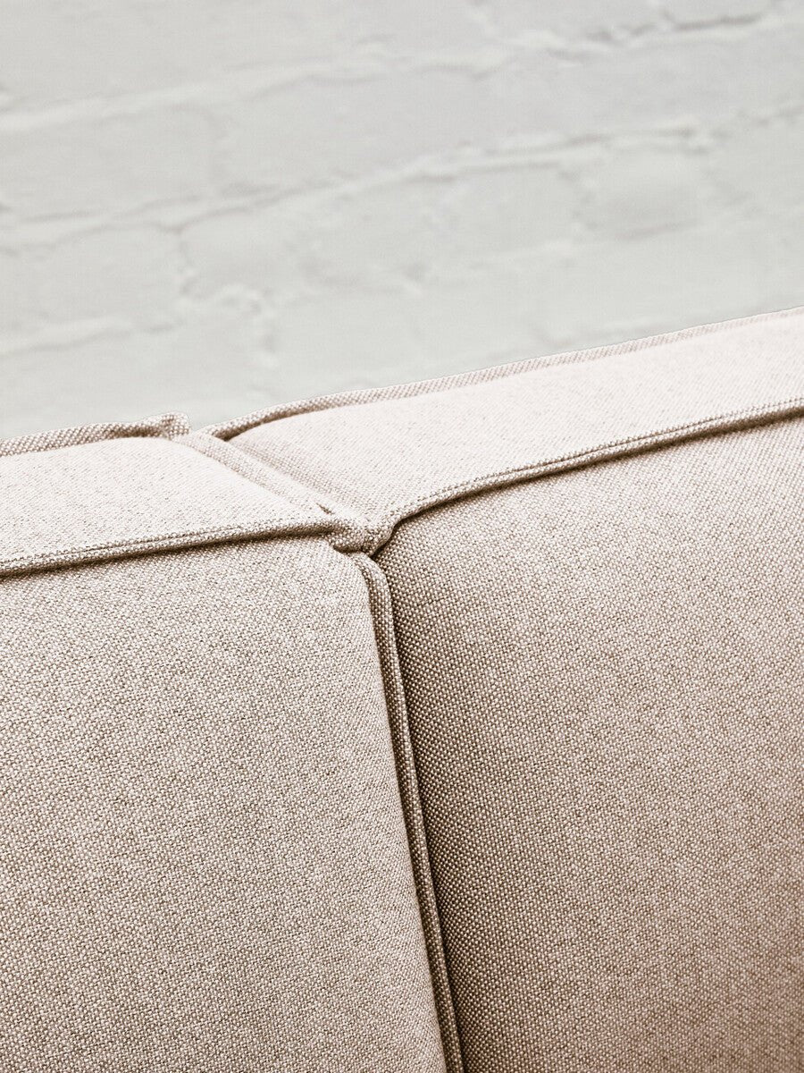 Toulouse Natural Fabric Armless Sofa