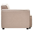 Toulouse Natural Fabric Right Arm Sofa