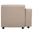 Toulouse Natural Fabric Right Arm Sofa