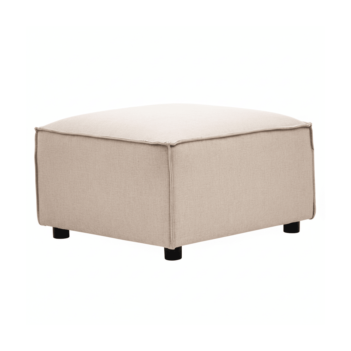 Toulouse Natural Fabric Sofa Ottoman