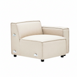 Toulouse Cream Fabric Left Arm Sofa