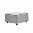 Toulouse Grey Fabric Sofa Ottoman