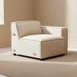 Toulouse Natural Fabric Right Arm Sofa
