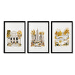 Travel Poster New York Central Park Empire State 