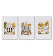 Travel Poster New York Central Park Empire State 