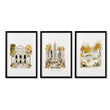 Travel Poster New York Central Park Empire State 