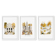 Travel Poster New York Central Park Empire State 