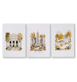 Travel Poster New York Central Park Empire State 