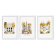 Travel Poster New York Central Park Empire State 