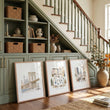 Travel Wall Decor Ideas New York Winter Watercolour Art wall art | 