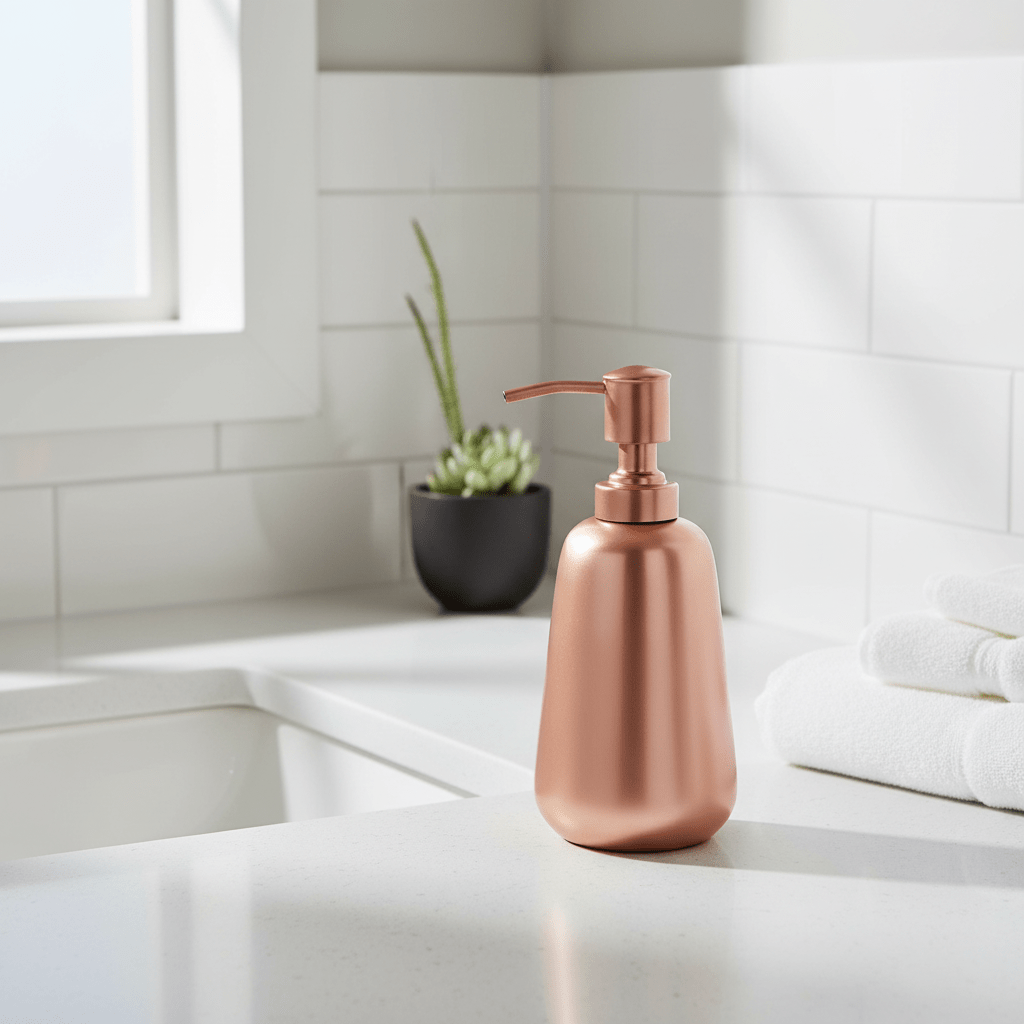 Traze Copper Finish Lotion Dispenser