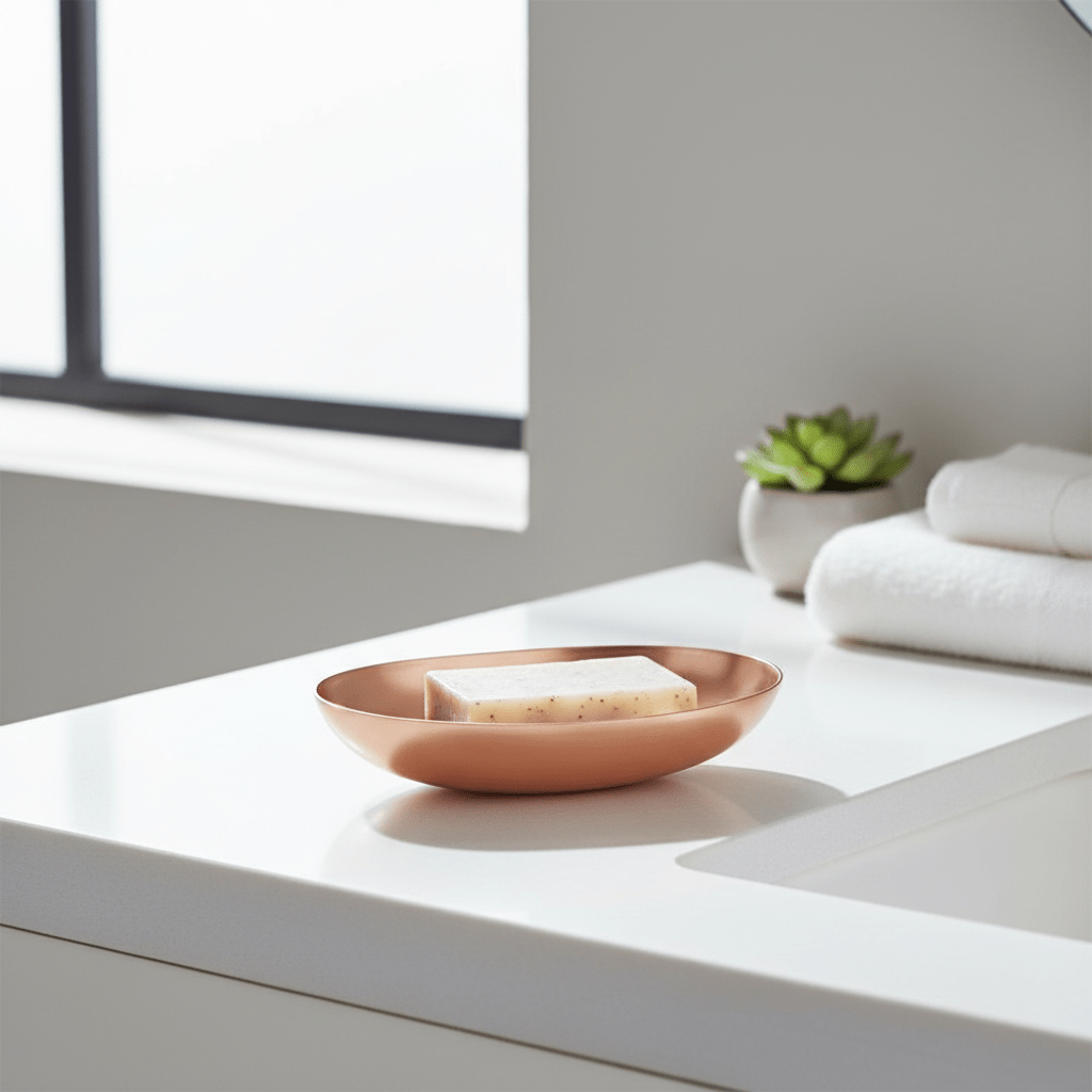 Traze Copper Finish Soap Dish