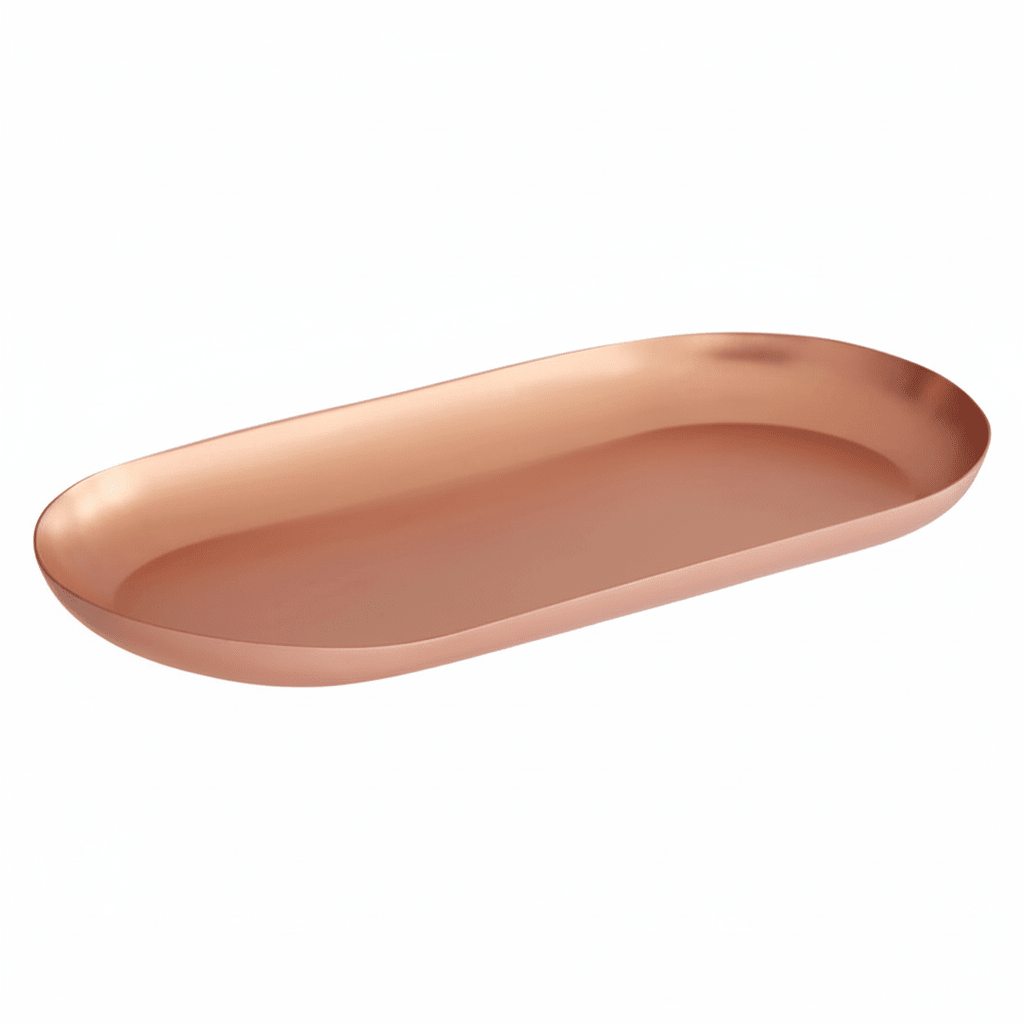 Traze Copper Finish Tray