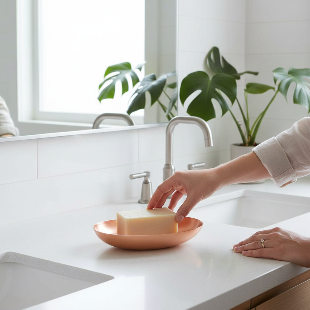 Traze Copper Finish Soap Dish