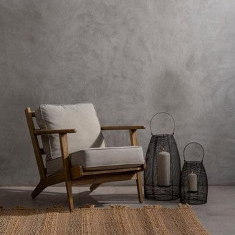 Trento Black Finish Large Lantern