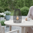 Trento Black Finish Large Lantern