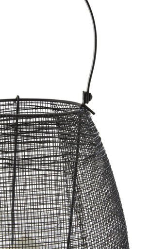 Trento Black Finish Small Lantern
