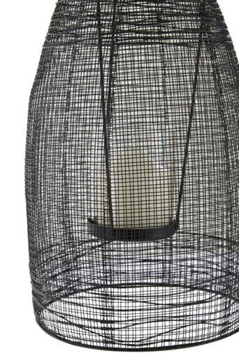 Trento Black Finish Small Lantern