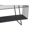 Trento Console Table With Grey Glass Top