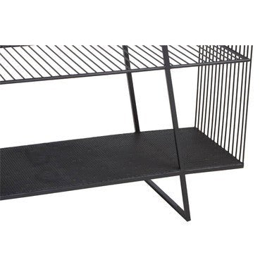 Trento Console Table With Grey Glass Top