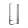 Trento Five Tier Black Bookshelf