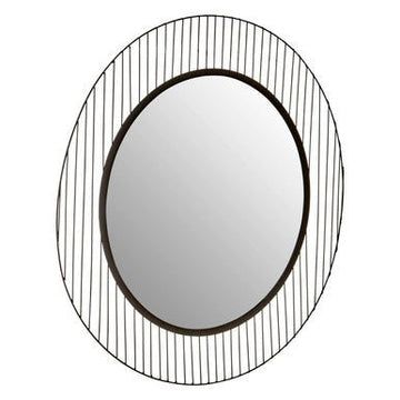 Trento Linear Lines Frame Wall Mirror